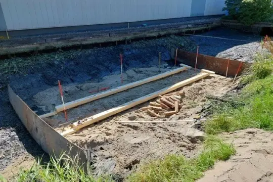 Nieuwe dam CNB hallen